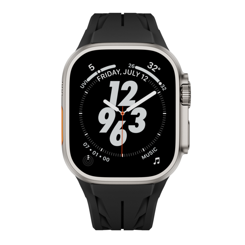 IARMOR Aerodynamic Design with Dual-Button Clasp Band for Apple Watch