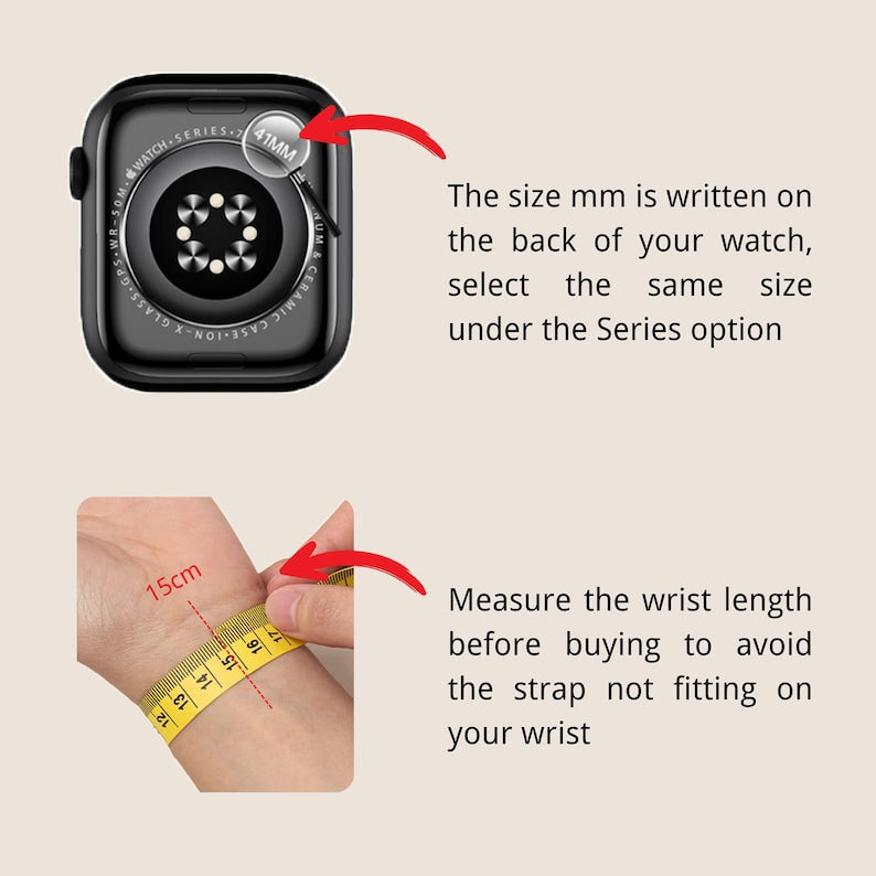 iArmor Stylish Triple-Row Spiral Metal Chain for Apple Watch