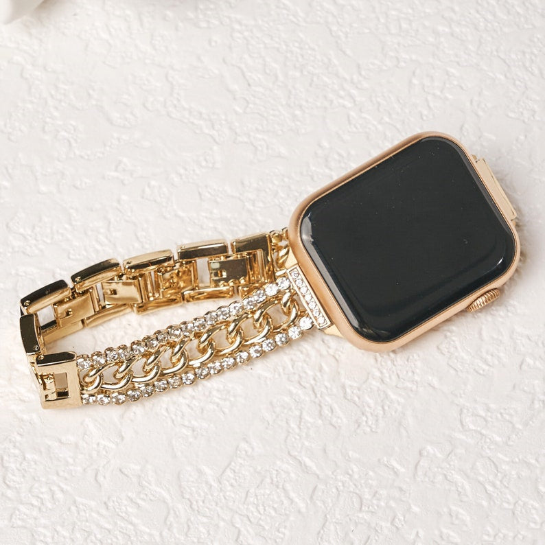 iArmor irconia-Embedded Metal Link Band for Apple Watch