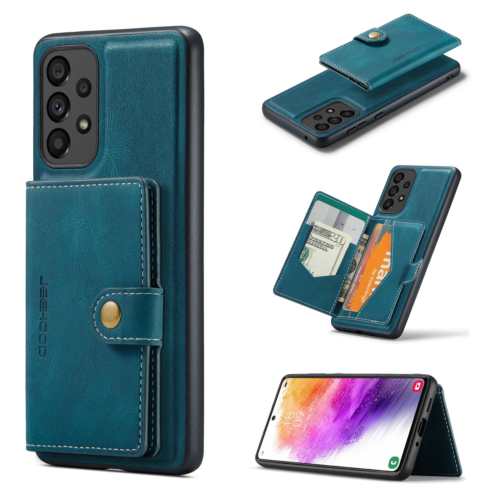 iArmor Detachable Magnetic Leather Card Case for Samsung Galaxy A Series