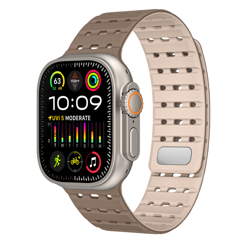 IARMOR Tri-Hole Soft Rubber TPU Band for Apple Watch