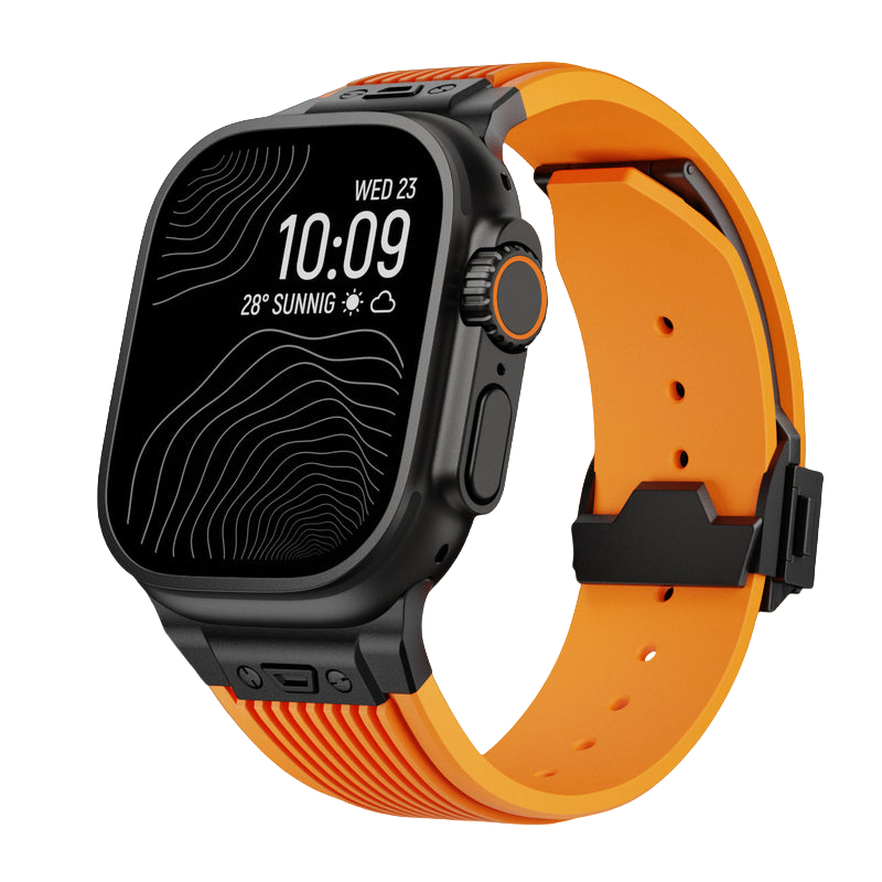 IARMOR Contoured Silicone Band with Sport Fit for Apple Watch