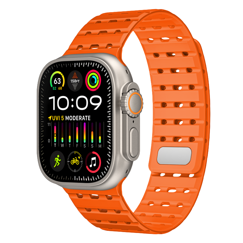 IARMOR Tri-Hole Soft Rubber TPU Band for Apple Watch