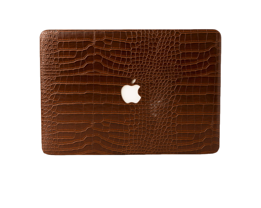 iArmor Croc-Style MacBook Case – Syrup Brown