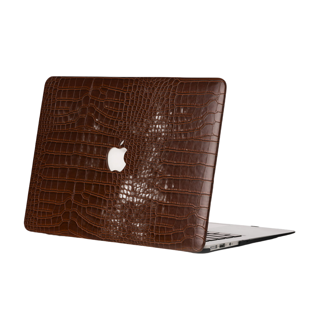 iArmor Croc-Style MacBook Case – Syrup Brown