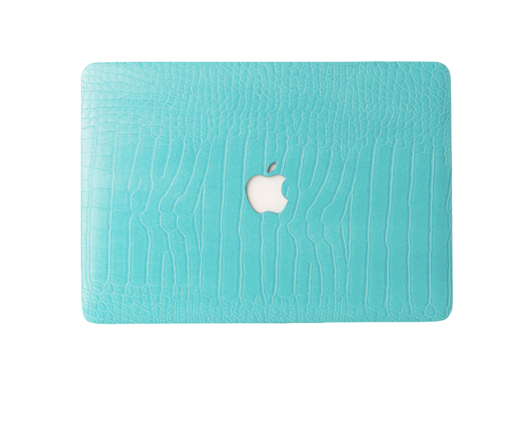 iArmor Croc-Style MacBook Case – Celeste Blue