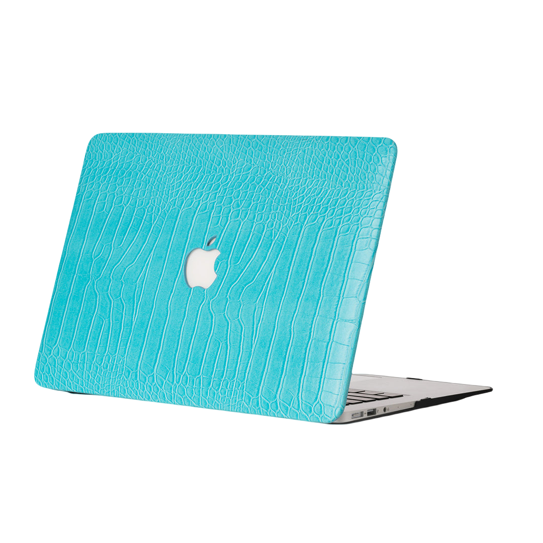 iArmor Croc-Style MacBook Case – Celeste Blue