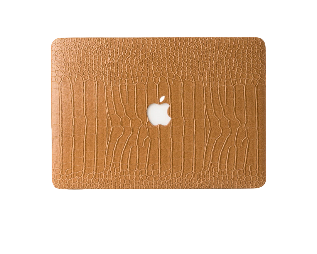 iArmor Croc-Style MacBook Case – Roasted Pecan