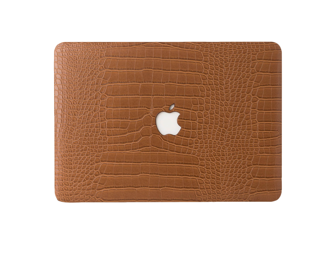 iArmor Croc-Style MacBook Case – Cinnamon Sophistication