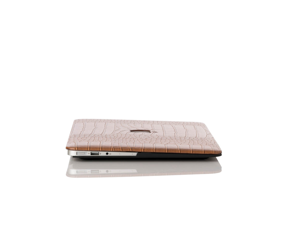 iArmor Croc-Style MacBook Case – Cinnamon Sophistication