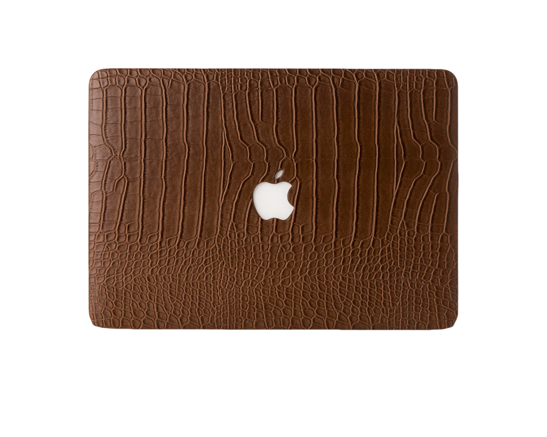 iArmor Croc-Style MacBook Case – Rich Chocolate