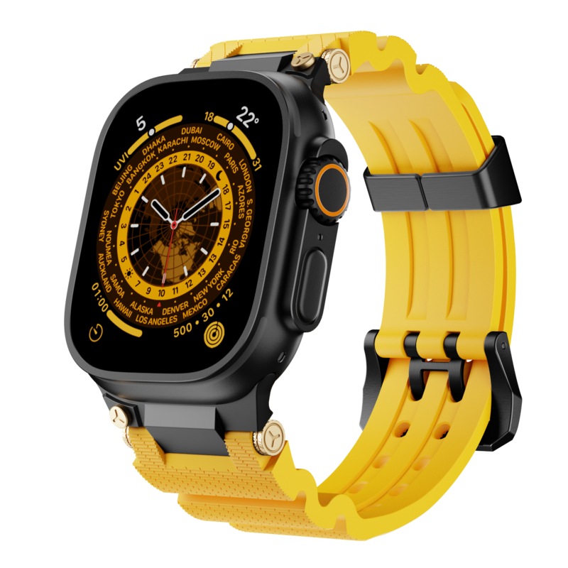 iArmor Pulse Series – Dive-Pro Silicone Band for Apple Watch: Crafted for Comfort Underwater and Beyond