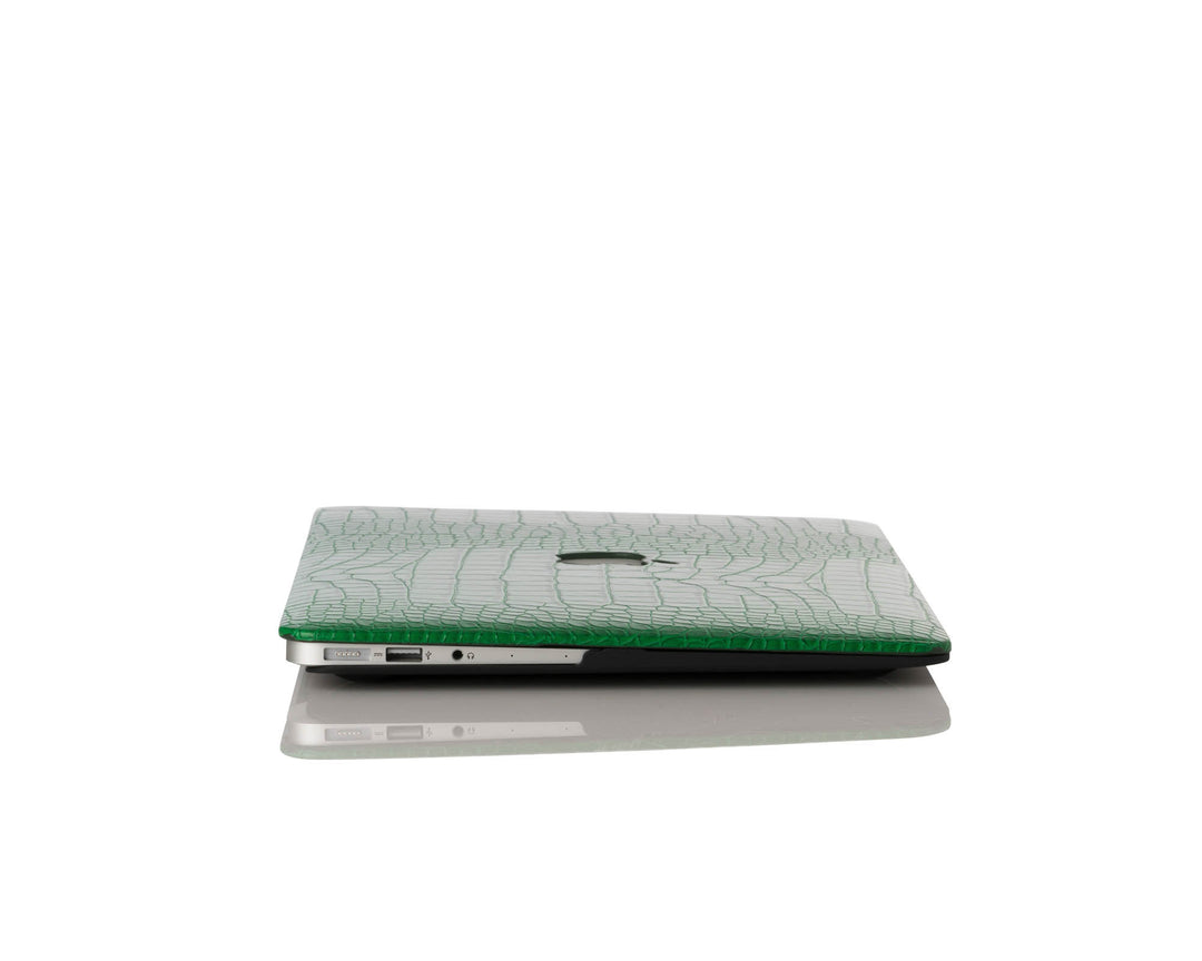 iArmor MacBook-Hülle im Krokodil-Stil – Forest Green Grace