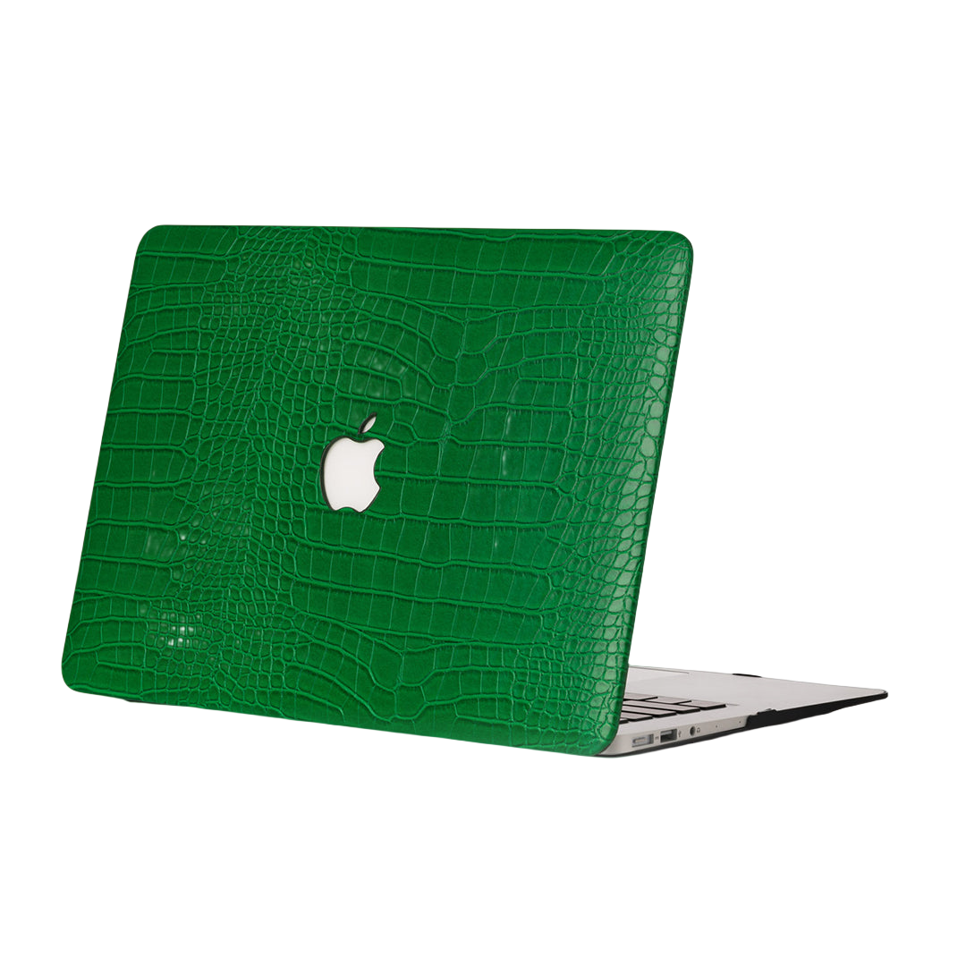 iArmor Croc-Style MacBook Case – Forest Green Grace