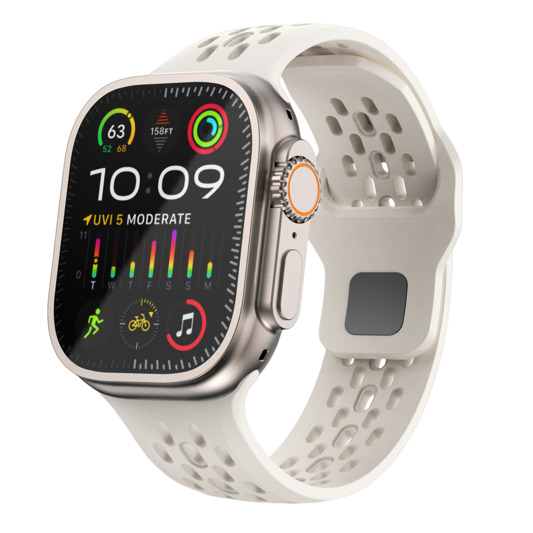 IARMOR ComfortFit and Breathable Combination Hole Design Band for Apple Watch