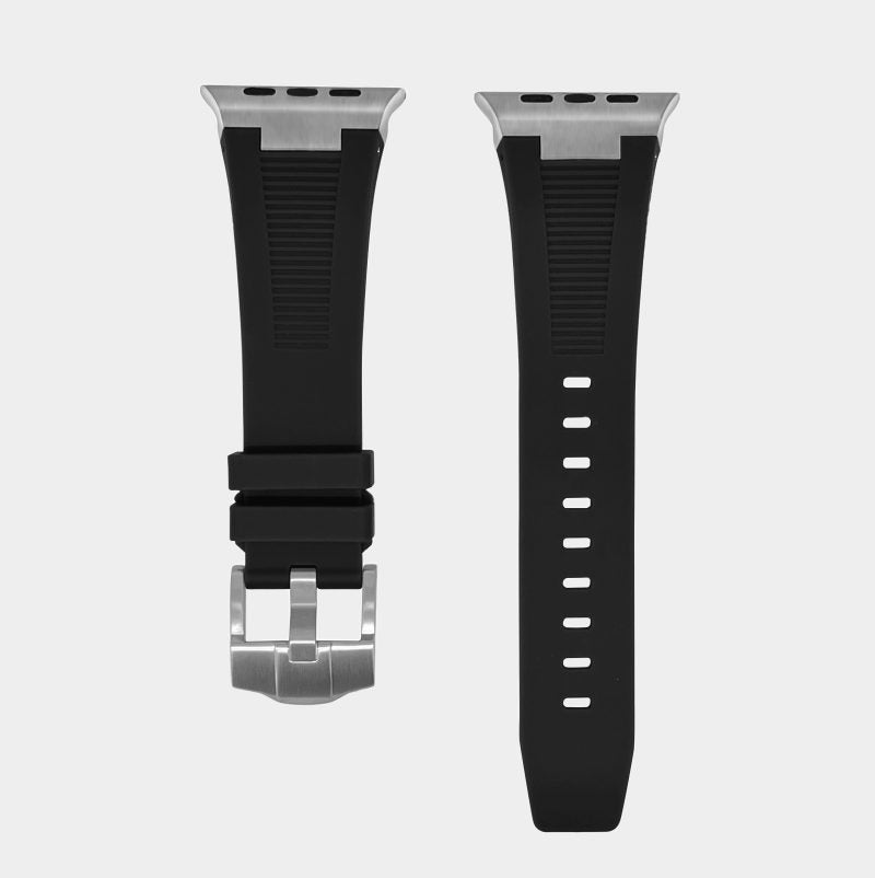 IARMOR Pulse Series Apple Watch Soft Rubber Band – Elegant Horizontal Pressed Texture