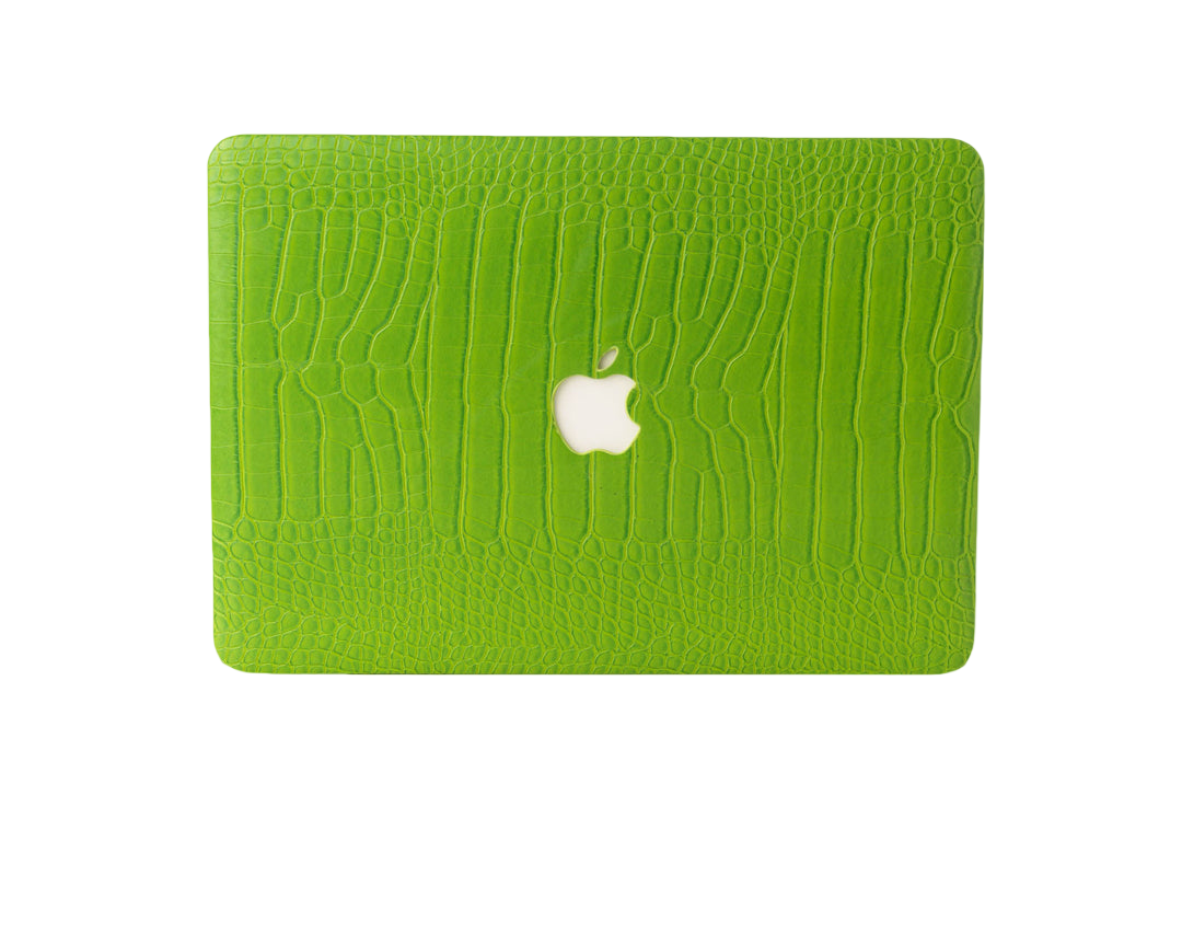 iArmor Croc-Style MacBook Case – Pear Green Envy