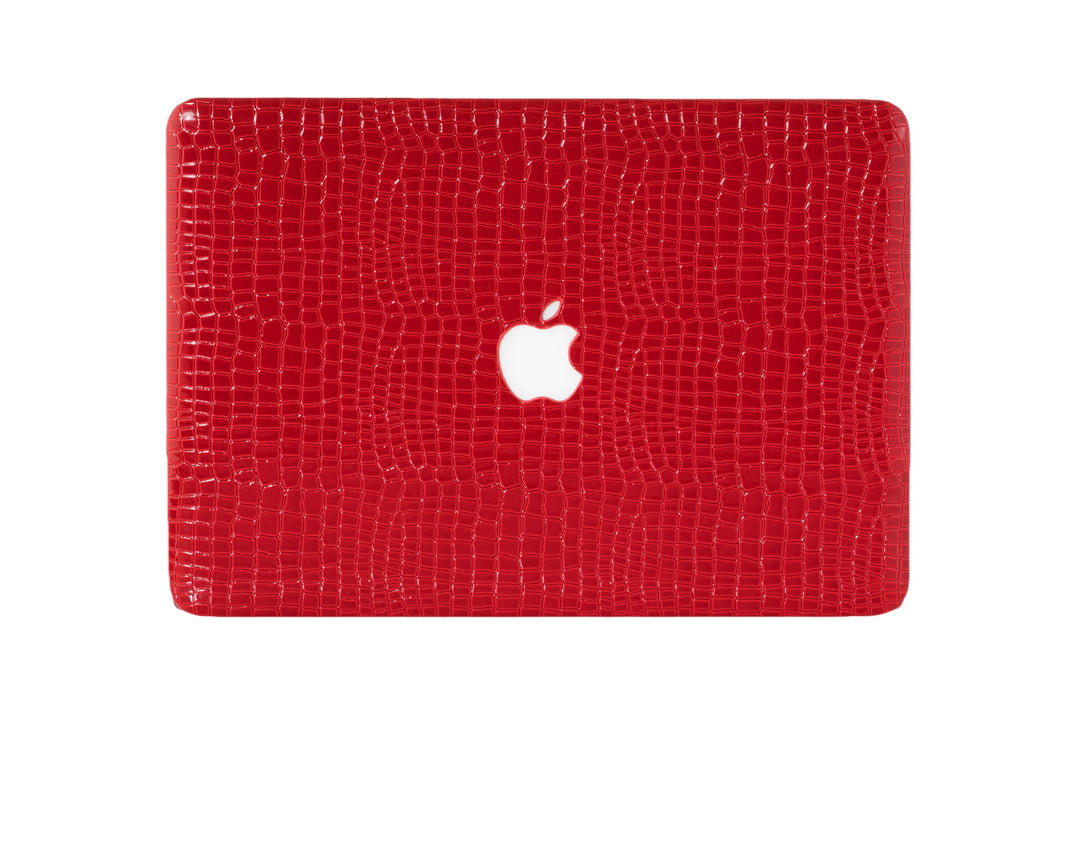 iArmor Croc-Style MacBook Case – Firebrick Red Bliss