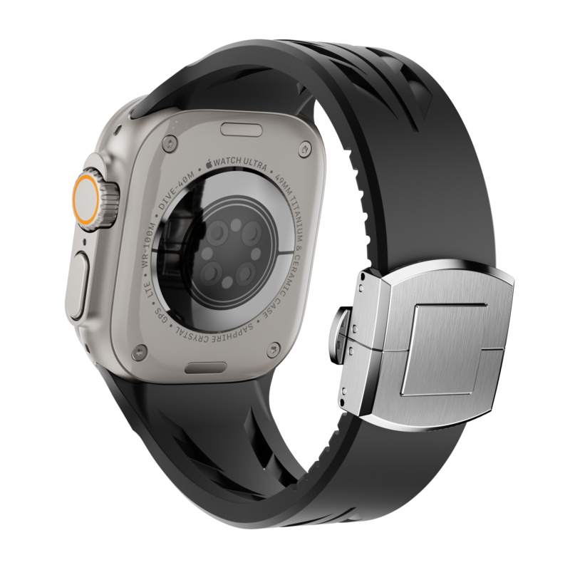 IARMOR Aerodynamic Design with Dual-Button Clasp Band for Apple Watch