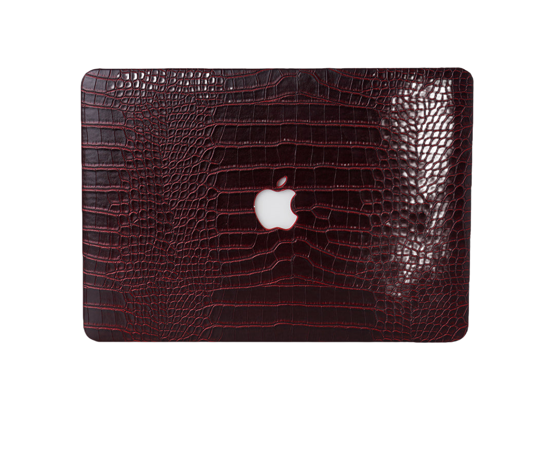 iArmor Croc-Style MacBook Case – Maroon Red Deeply