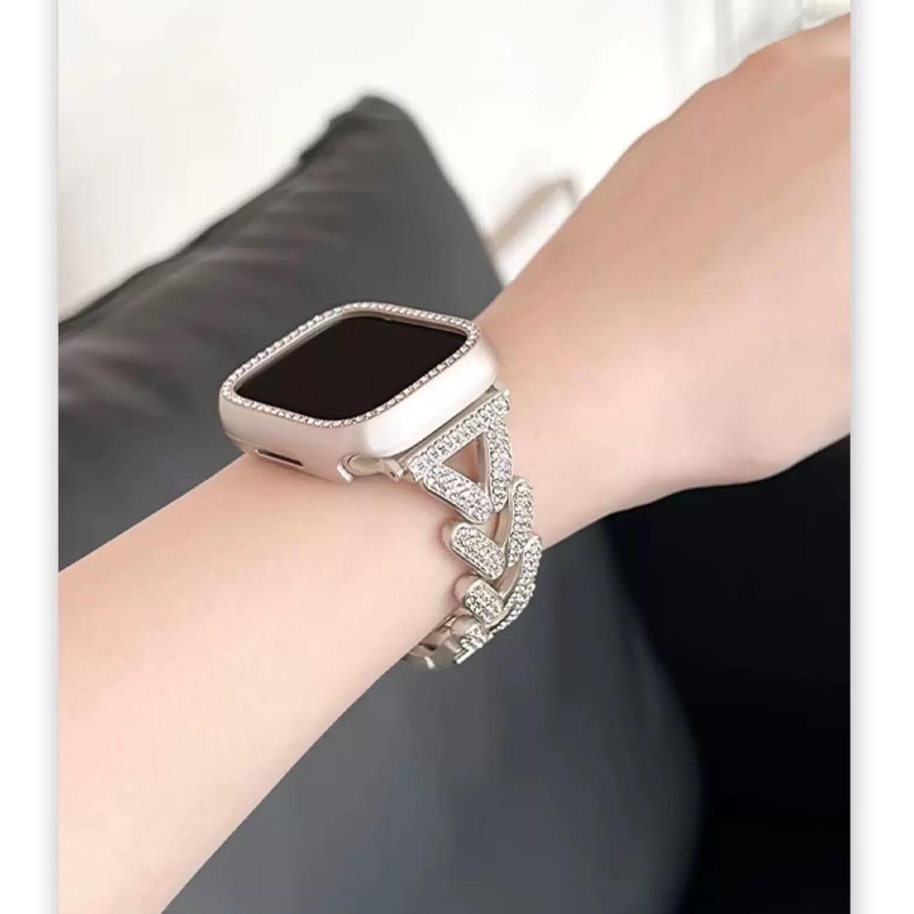 iArmor Geometric Heart Starlight Steel Apple Watch Band