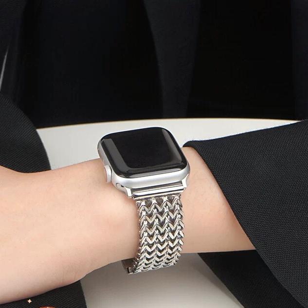 iArmor Heart-Woven Metal Link Band für Apple Watch