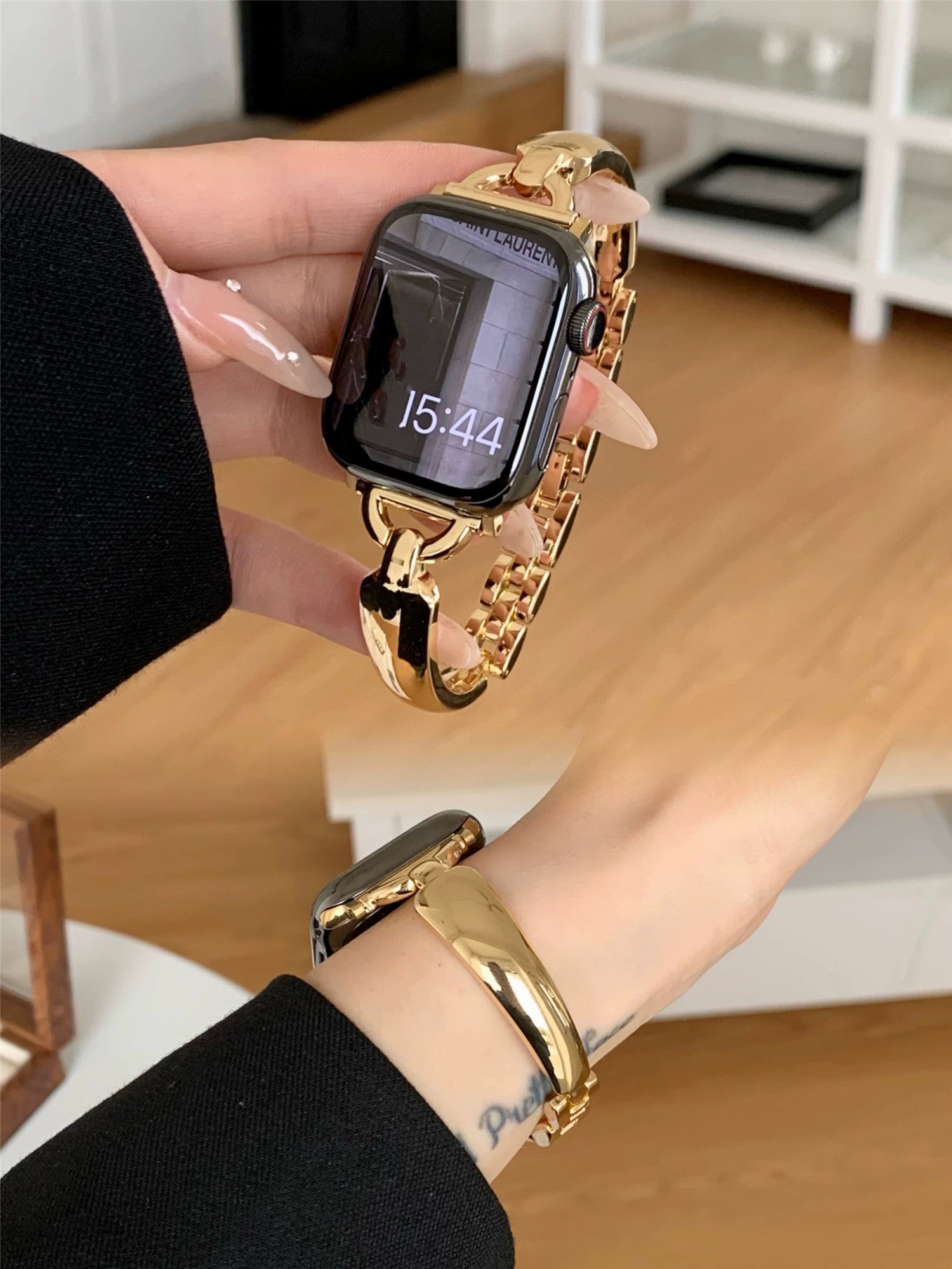 iArmor Elegantes Metallarmband und Kettengliedarmband für die Apple Watch