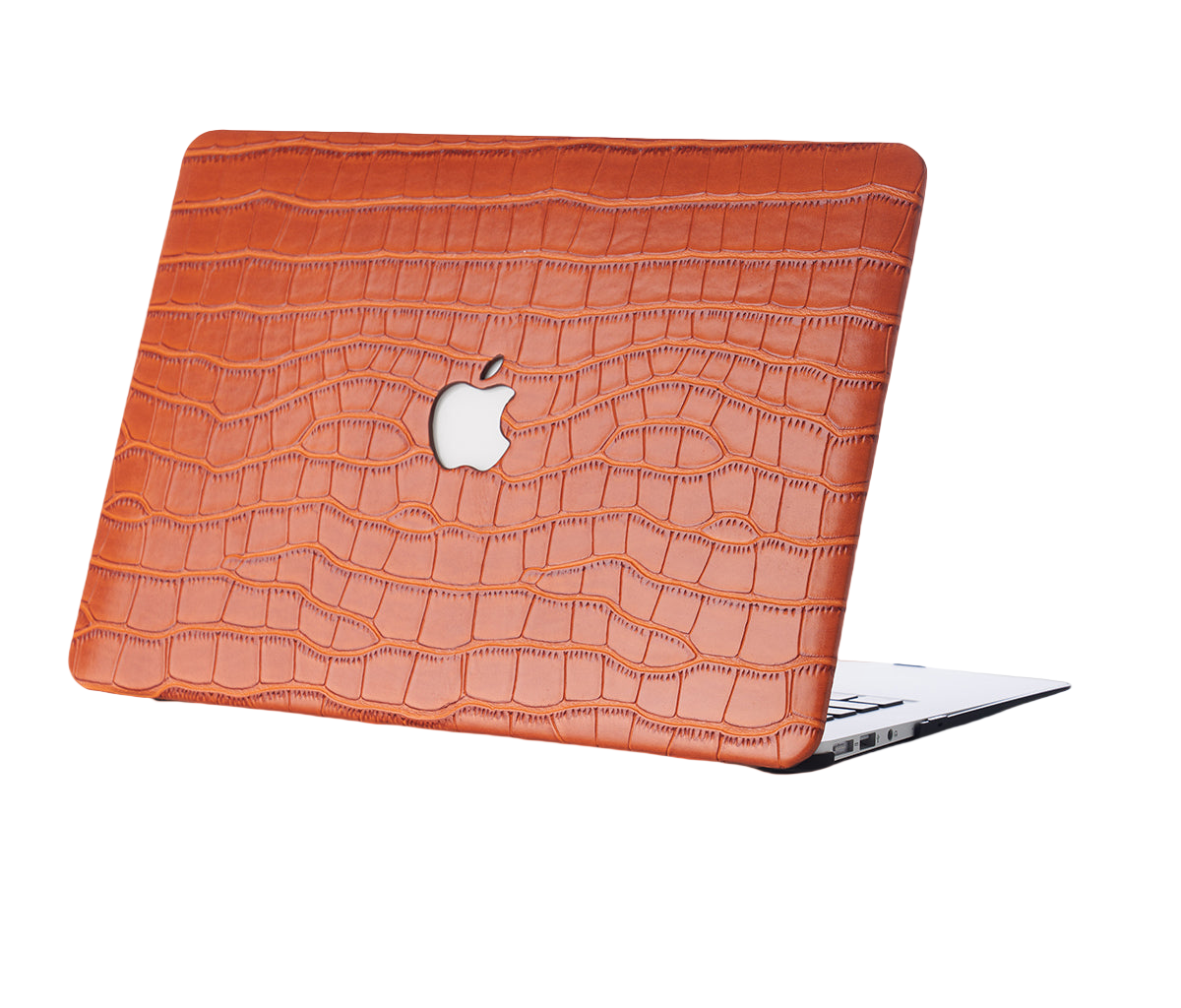 iArmor Premium Croc-Style MacBook Case – Radiant Auburn Glow