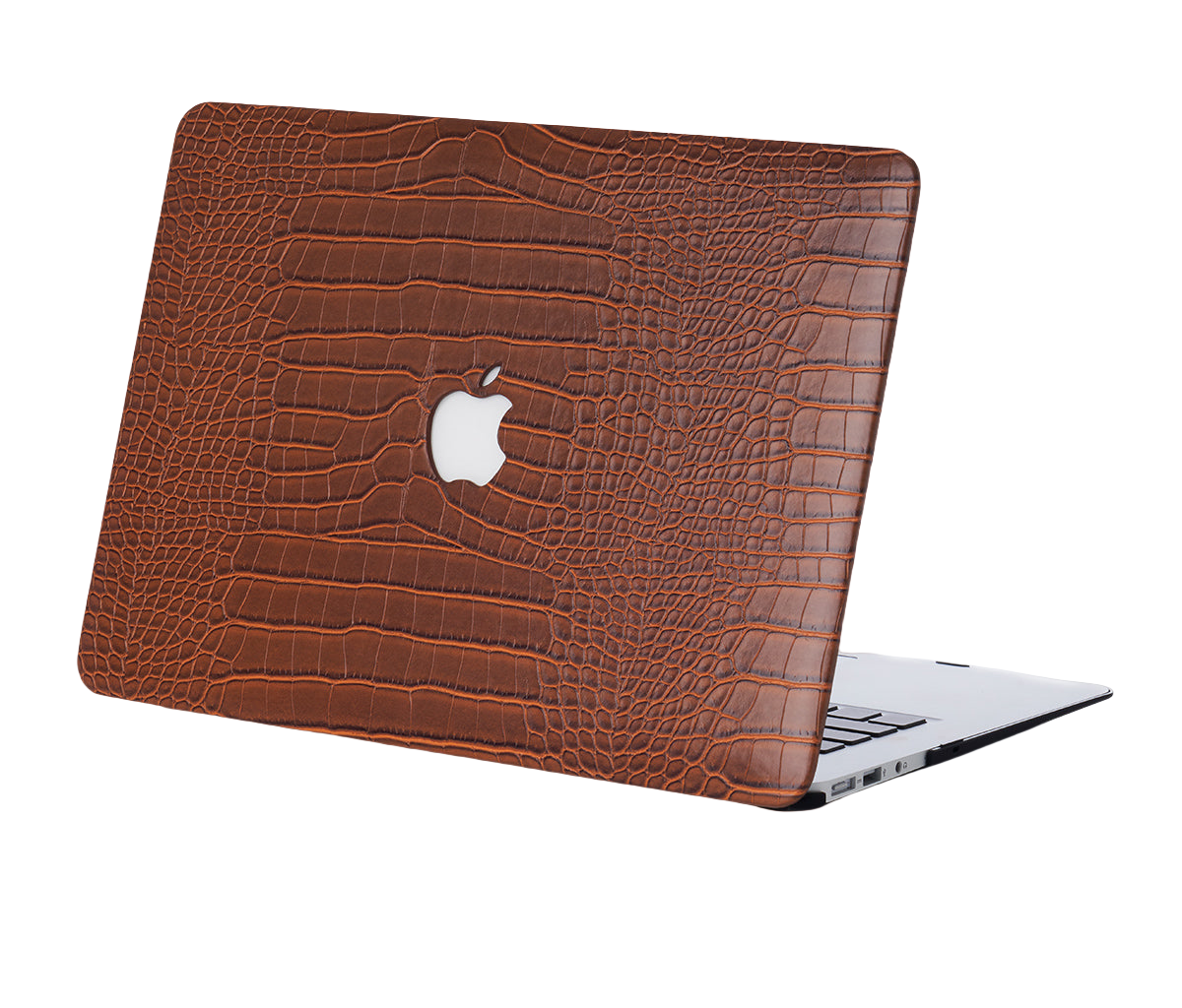 iArmor Croc-Style MacBook Case – Walnut Brown