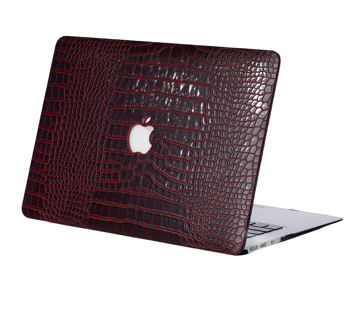 iArmor Croc-Style MacBook Case – Maroon Red Deeply